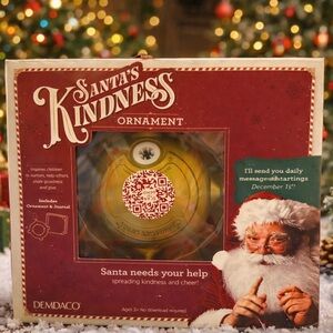 Demdaco Santa's Kindness Ornament - Gold